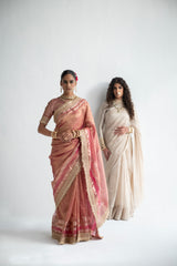 Mehr - Crushed Tissue Saree