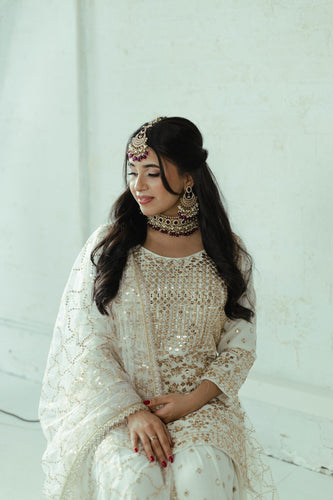Winter Wonderland - White Sharara - TANTRUMTHELABEL