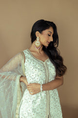 Mehbooba - White Sharara - TANTRUMTHELABEL
