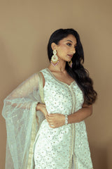 Mehbooba - White Sharara - TANTRUMTHELABEL