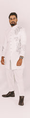 Winter Wonderland - White Bridal Sherwani - TANTRUMTHELABEL