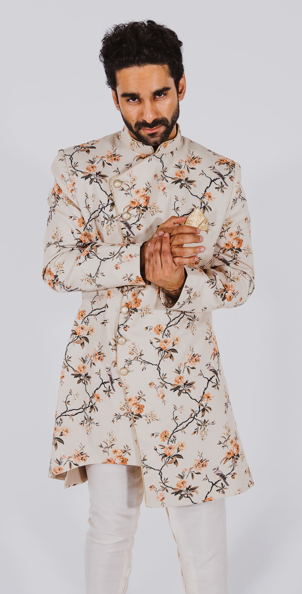 Wilderness - Print Sherwani - TANTRUMTHELABEL