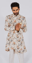 Wilderness - Print Sherwani - TANTRUMTHELABEL